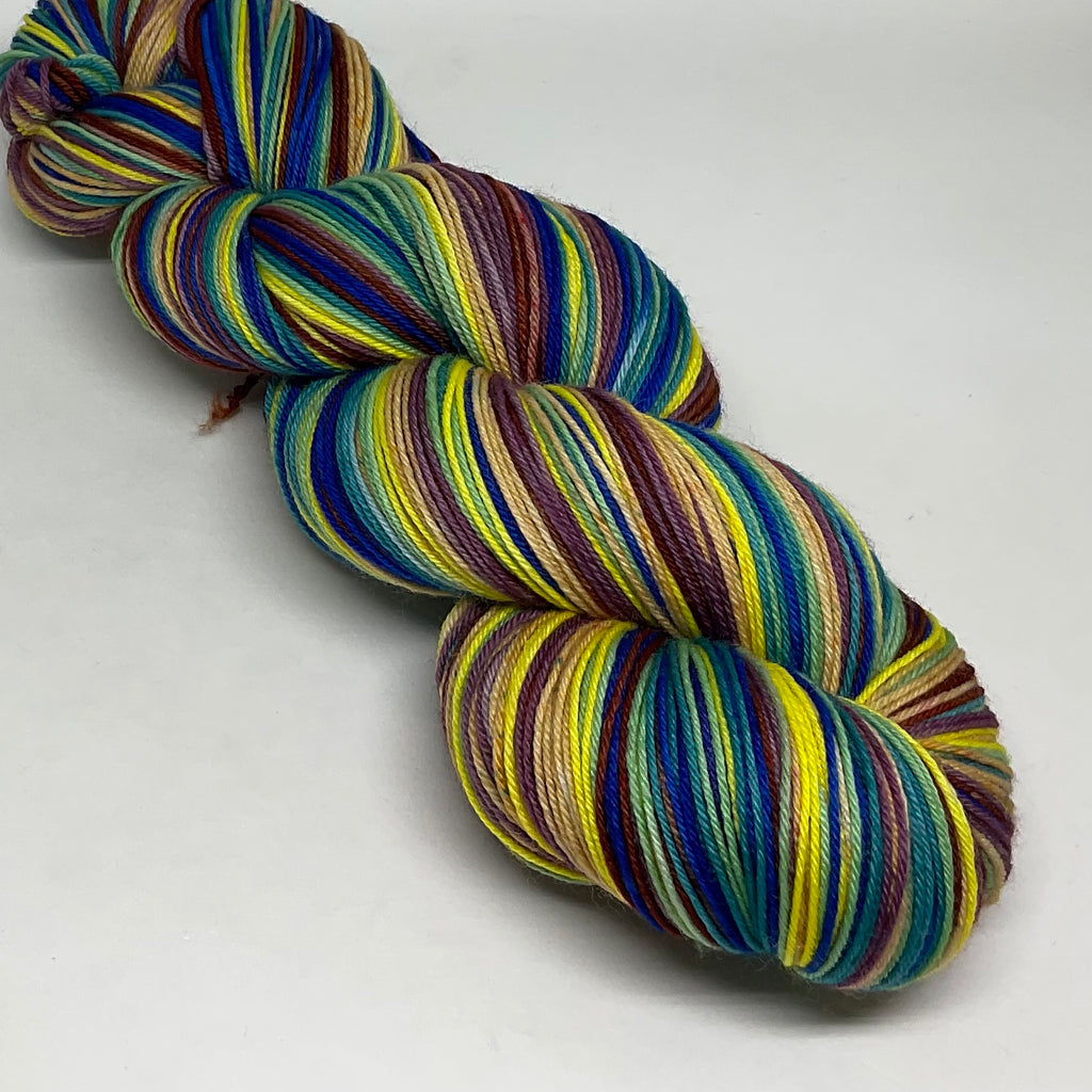 Stairs in the Sand Seven Stripe Self Striping Sock Yarn