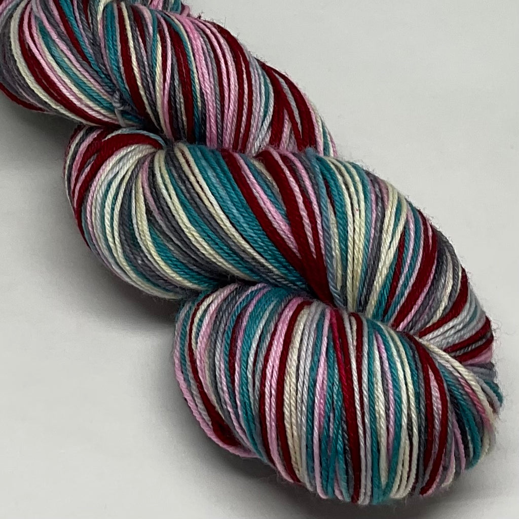 Barber Shop Roses Six Stripe Self Striping Yarn