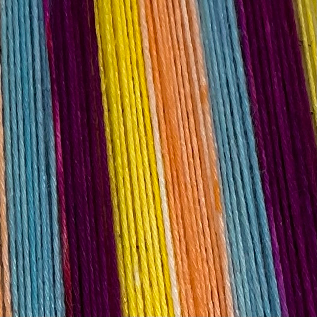 Big Brother Four Stripe Self Striping Yarn with Mini Skein for Toes and Heels