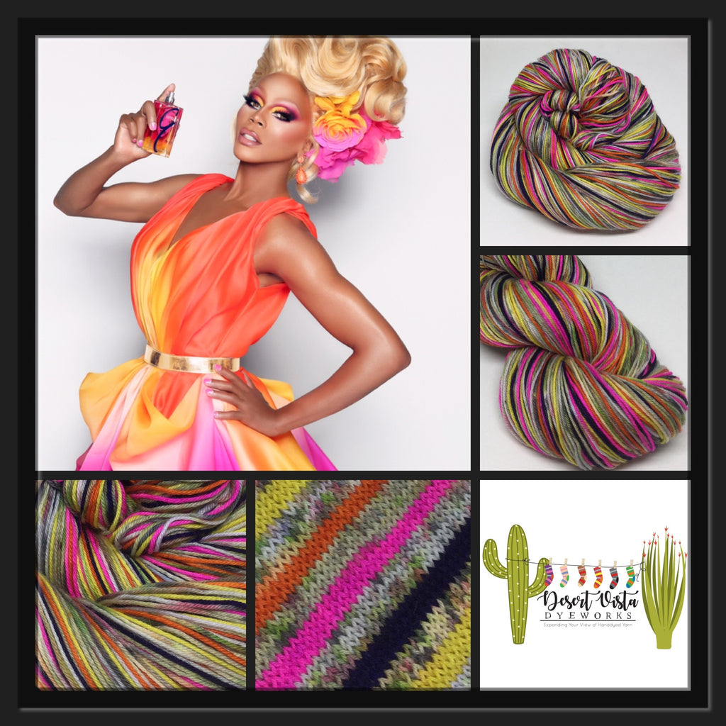 The Mother of All ZomBody Queens Eight Stripe Self Striping Yarn