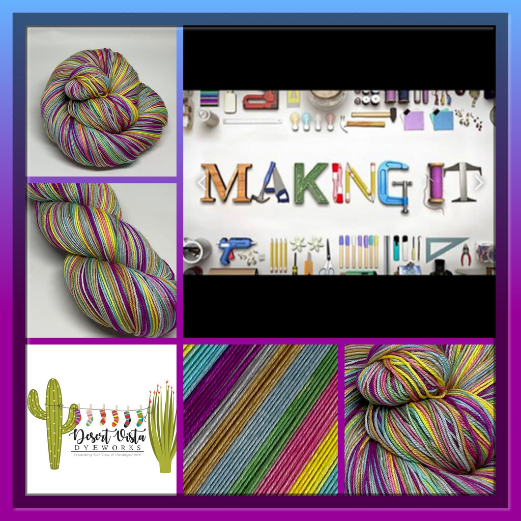 Making It Eight Stripe Self Striping Yarn