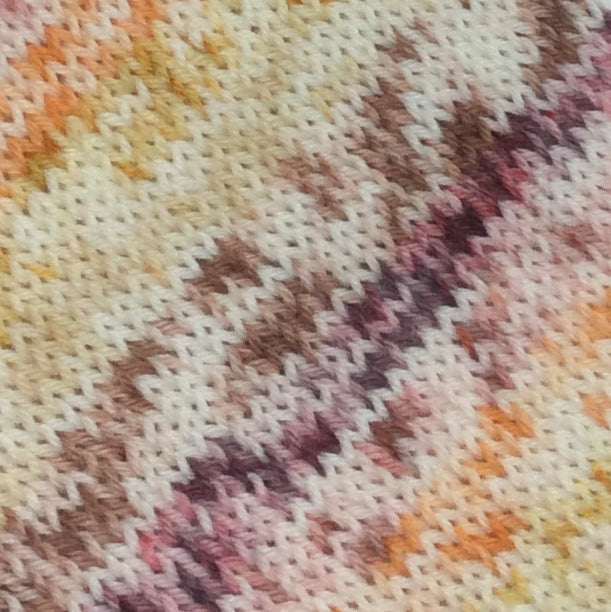 Falling Speckled Leaves Six Stripe Self Striping Yarn
