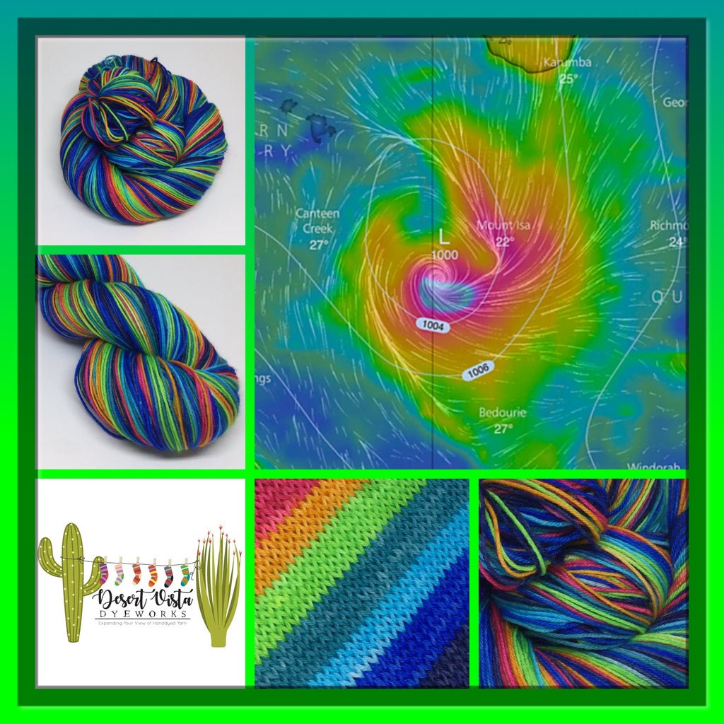 Brace Yourself Seven Stripe Self Striping Sock Yarn