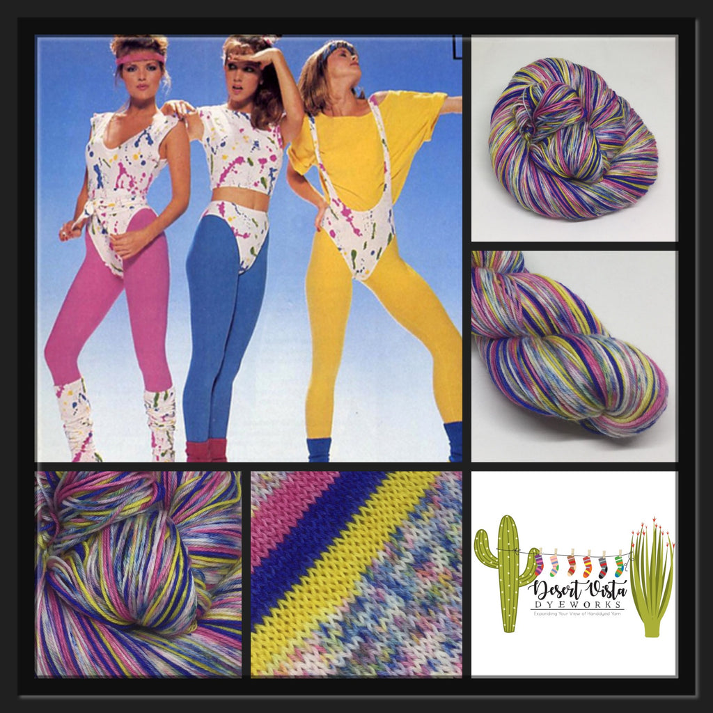 Let’s Get Physical! Four Stripe Self Striping Yarn