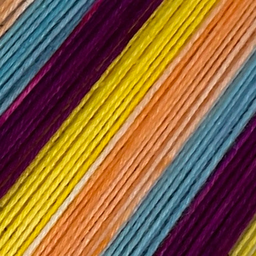 Big Brother Four Stripe Self Striping Yarn with Mini Skein for Toes and Heels