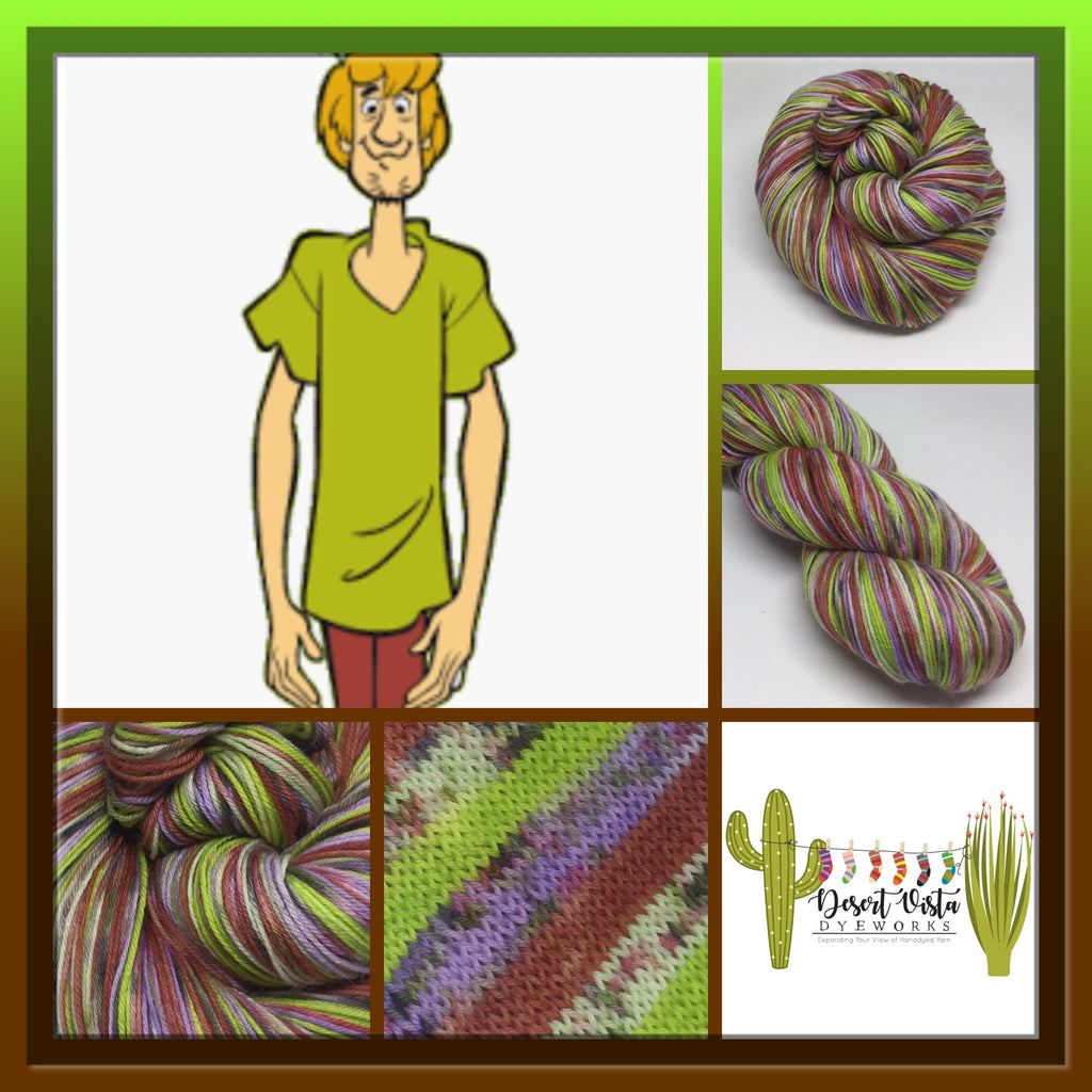 Shaggy ZomBody Rogers Four Stripe Self Striping Yarn
