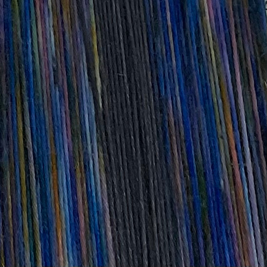Steel Two Stripe Self Striping Sock Yarn