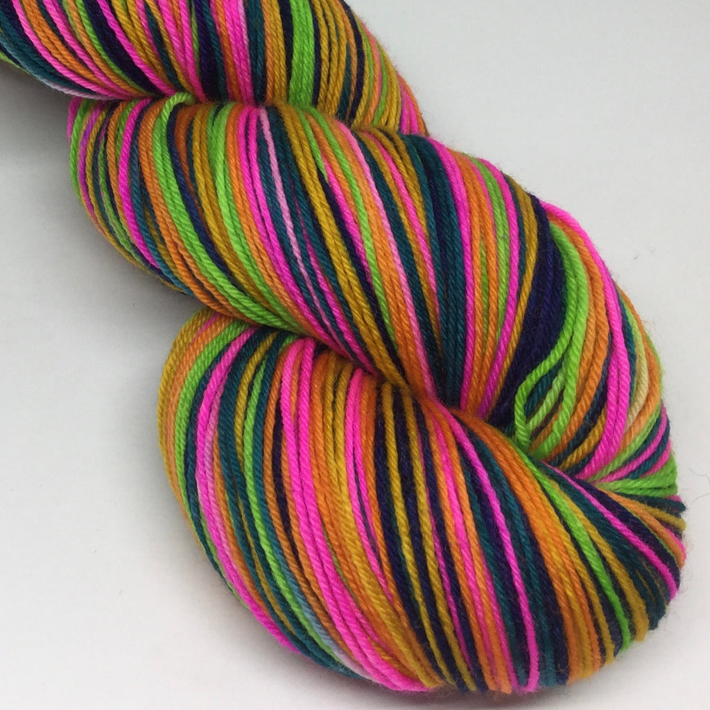 National Rollerskating Month Six Stripe Self Striping Yarn