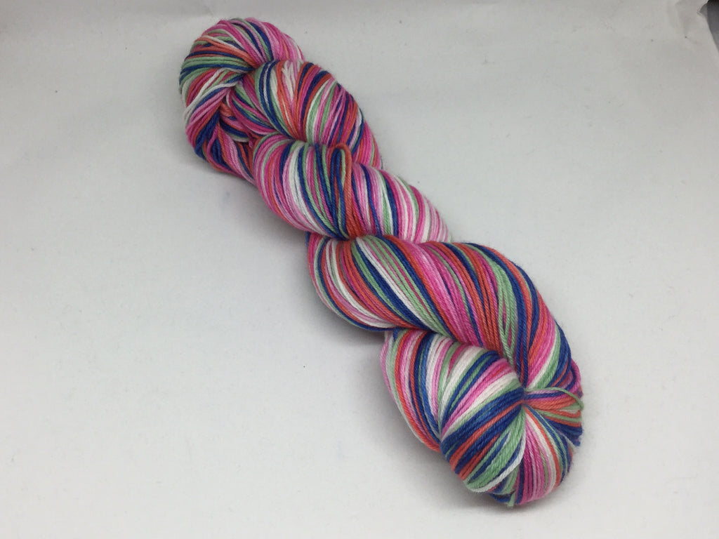 No Soggy Bottoms Six Stripe Self Striping Yarn
