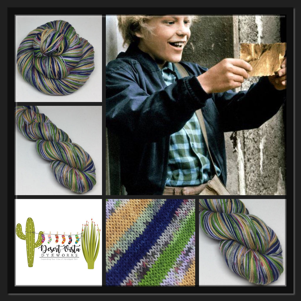 Charlie ZomBody Bucket Six Stripe Self Striping Yarn