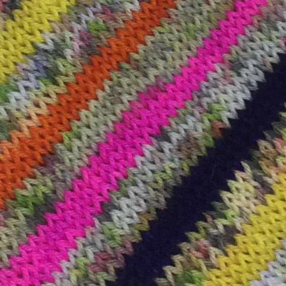The Mother of All ZomBody Queens Eight Stripe Self Striping Yarn