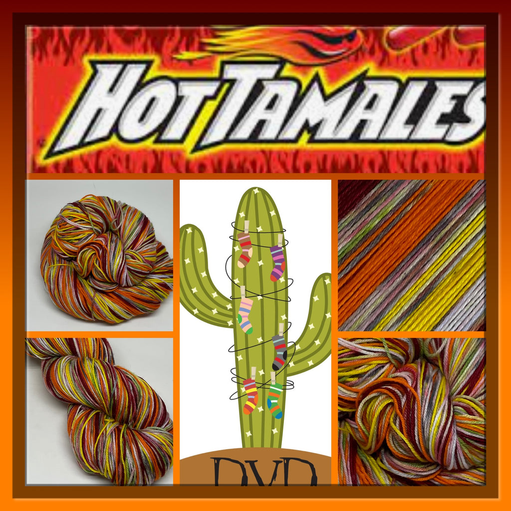 Hot ZomBody Tamales Six Stripe Self Striping Yarn