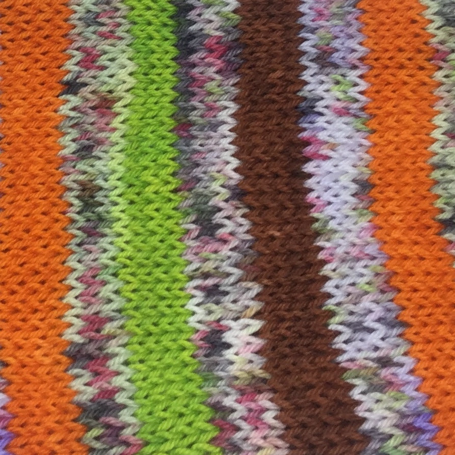 Oompa ZomBody Loompa Six Stripe Self Striping Yarn