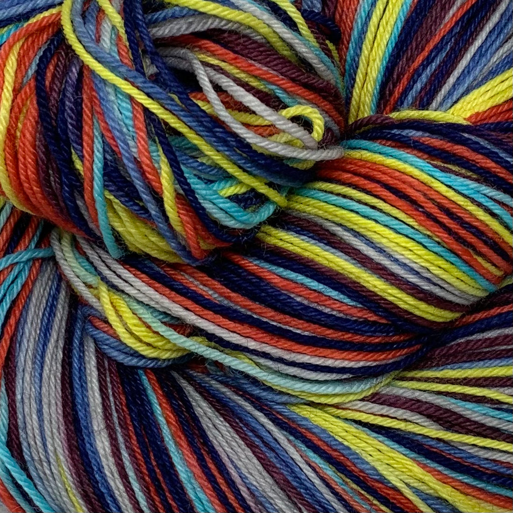 Road Atlas Seven Stripe Self Striping Yarn