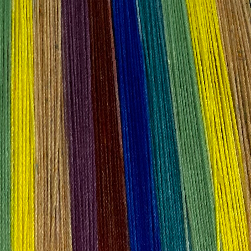 Stairs in the Sand Seven Stripe Self Striping Sock Yarn