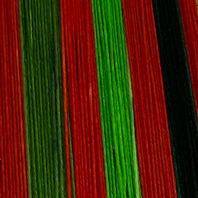 Red Eyed Tree Frog Six Stripe Self Striping Yarn