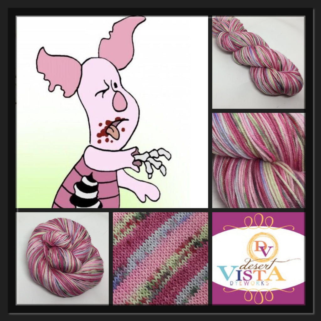 ZomPiglet Four Stripe Self Striping Yarn