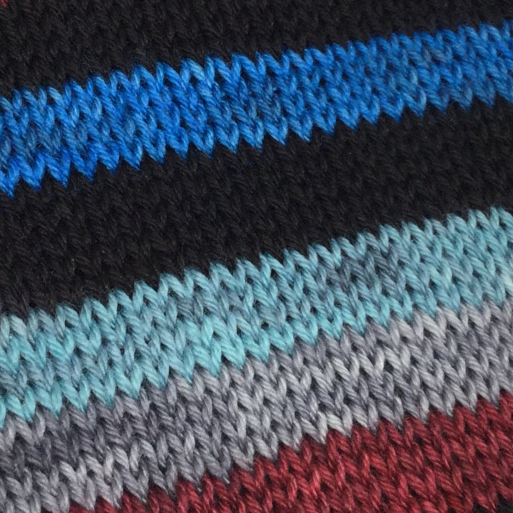 Stranger Things 1 Inspired Six Stripe Self Striping Yarn