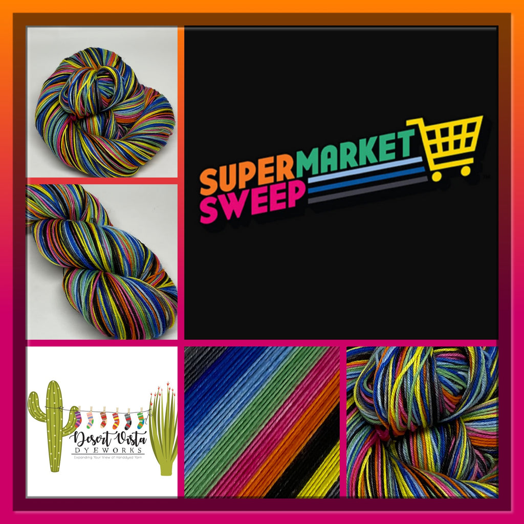 Supermarket Sweep Eight Stripe Self Striping Yarn