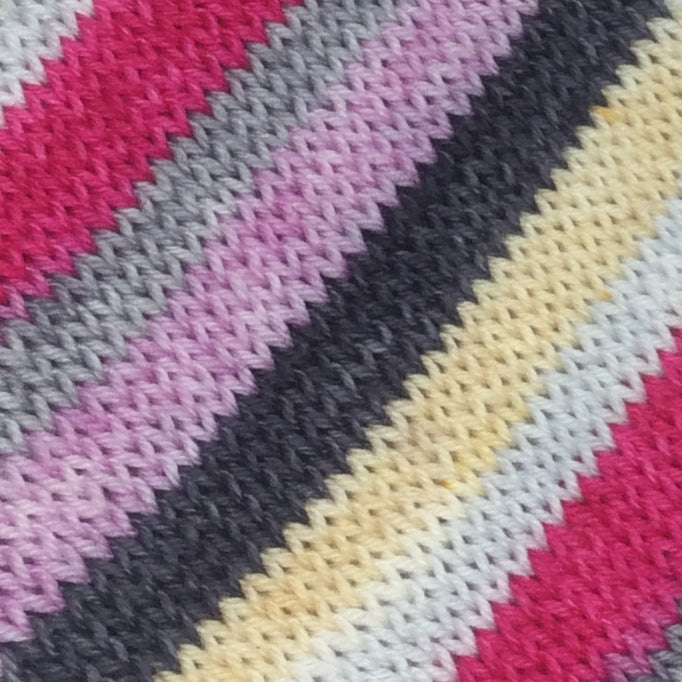 Mandrill Six Stripe Self Striping Yarn