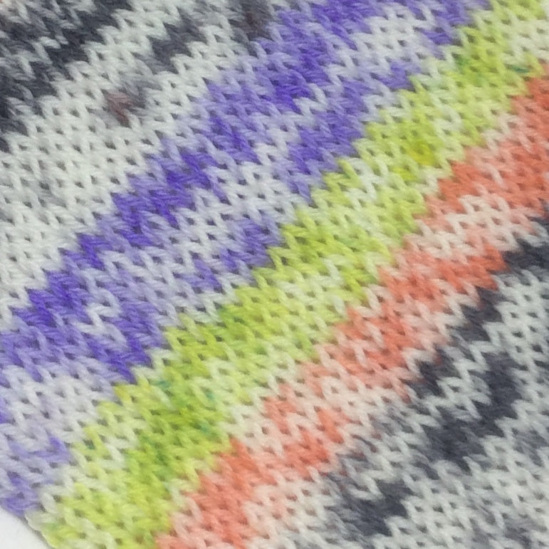 Halloween Confetti Five Stripe Self Striping Speckled Yarn