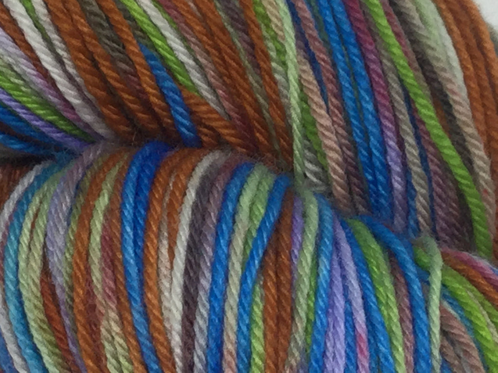 A ZomBodys Life for Me Six Stripe Self Striping Yarn