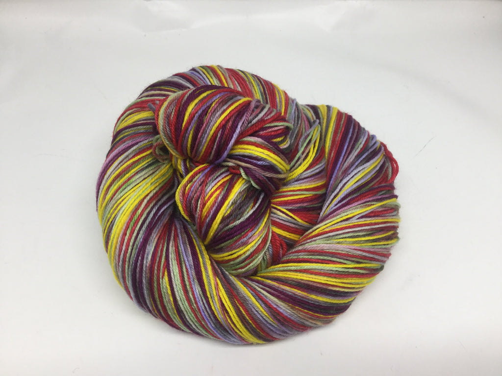 ZomBody Is a CodFish Six Stripe Self Striping Yarn