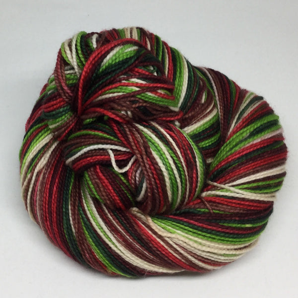 Country Christmas Six Stripe Self Striping Yarn