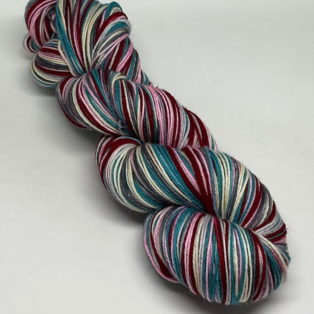 Barber Shop Roses Six Stripe Self Striping Yarn