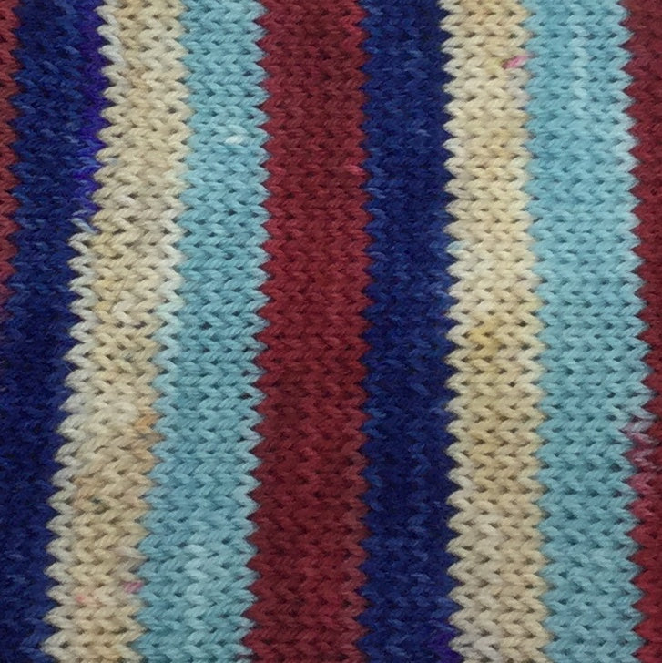 Maine Lobster Four Stripe Self Striping Yarn