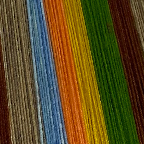 Drake Six Stripe Self Striping Yarn