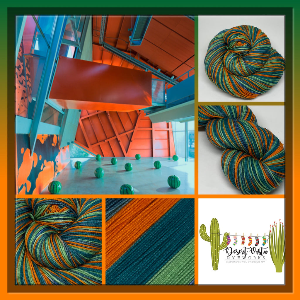 Groninger Museum Four Stripe Self Striping Yarn