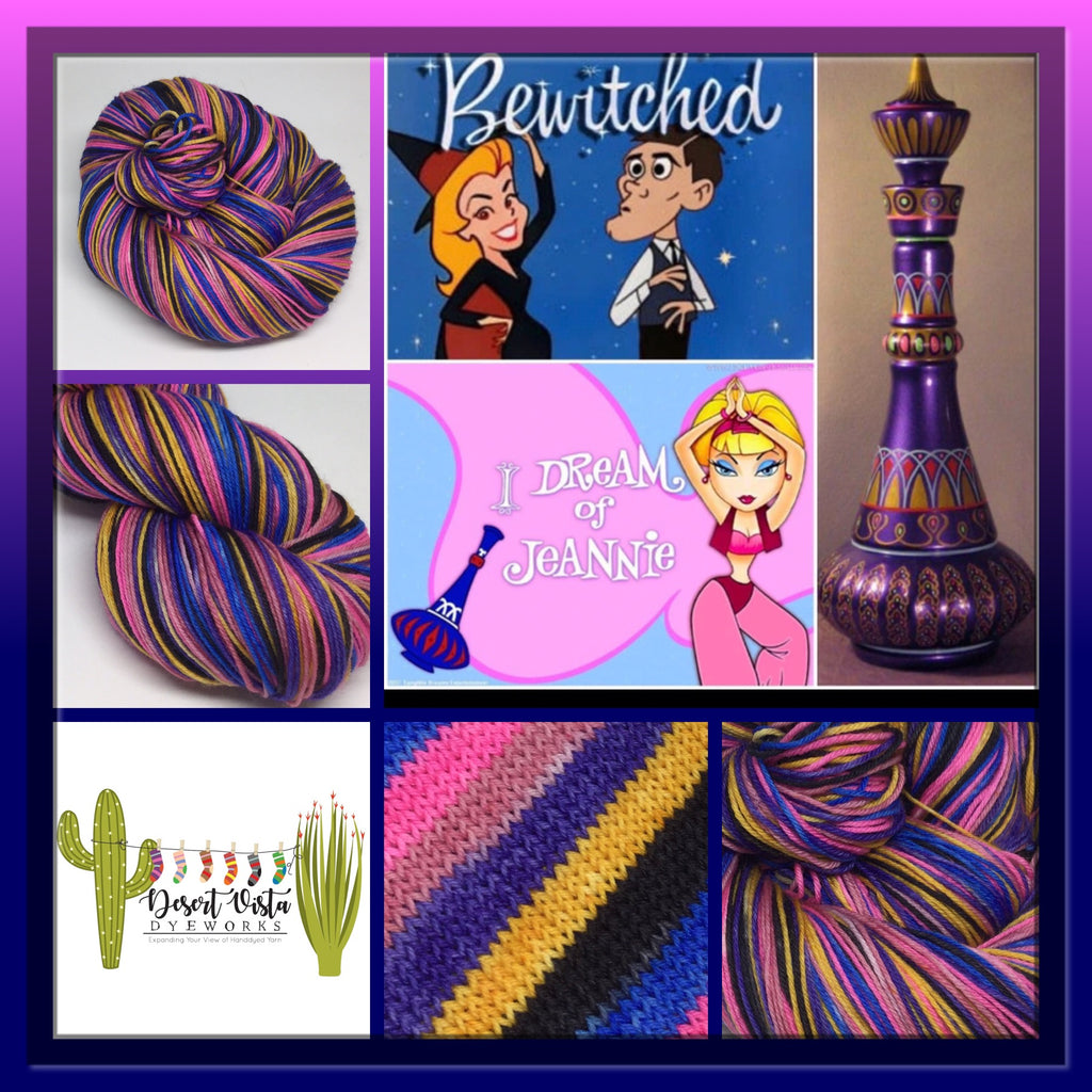 Bewitched by Jeannie Six Stripe Self Striping Yarn