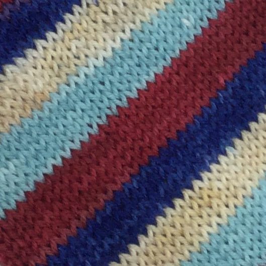 Maine Lobster Four Stripe Self Striping Yarn