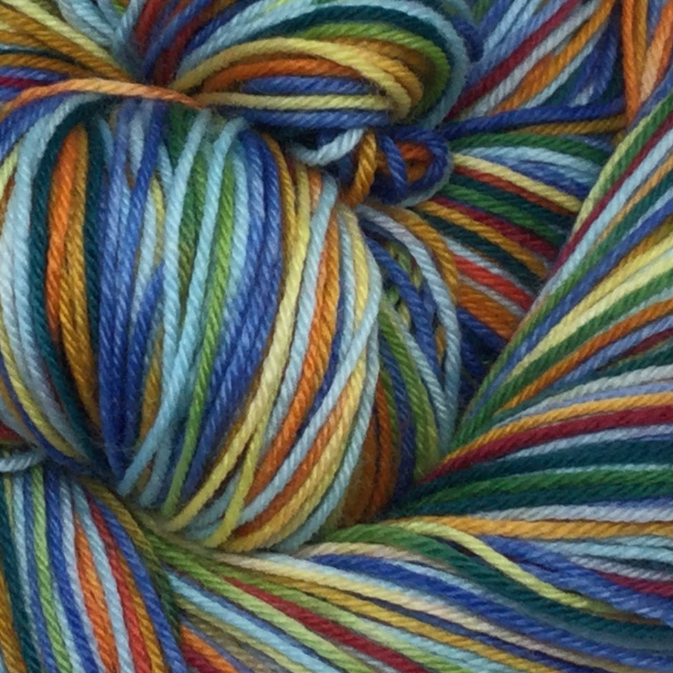 Saguenay Fjord Four Stripe Self Striping Yarn