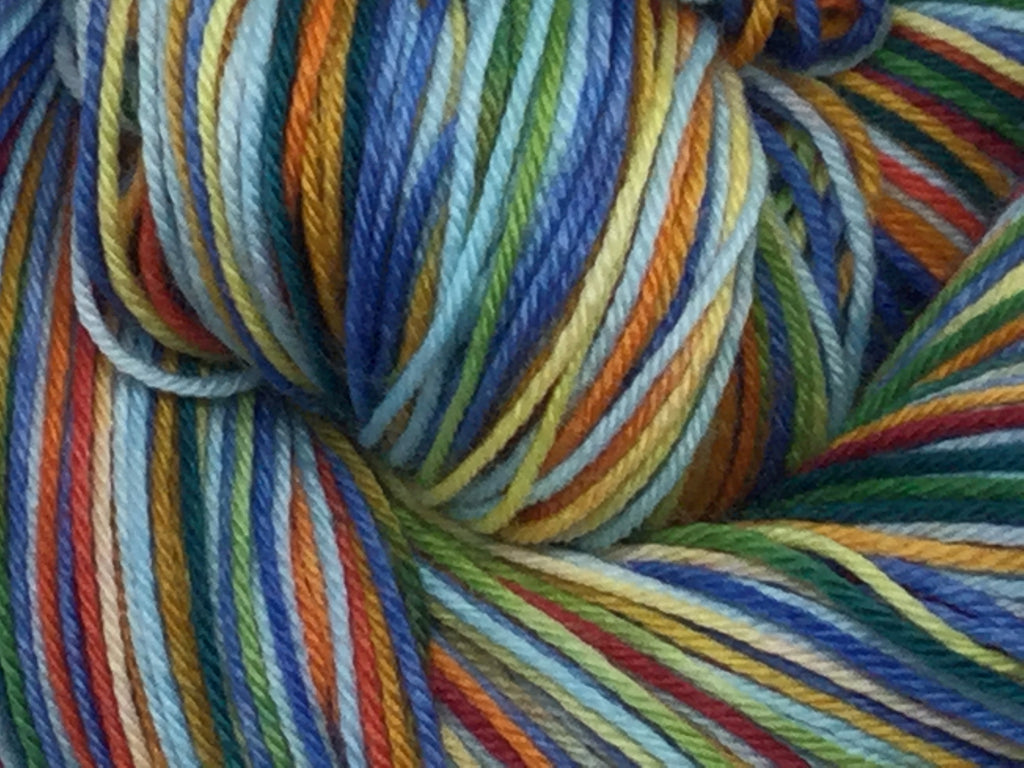 Saguenay Fjord Four Stripe Self Striping Yarn