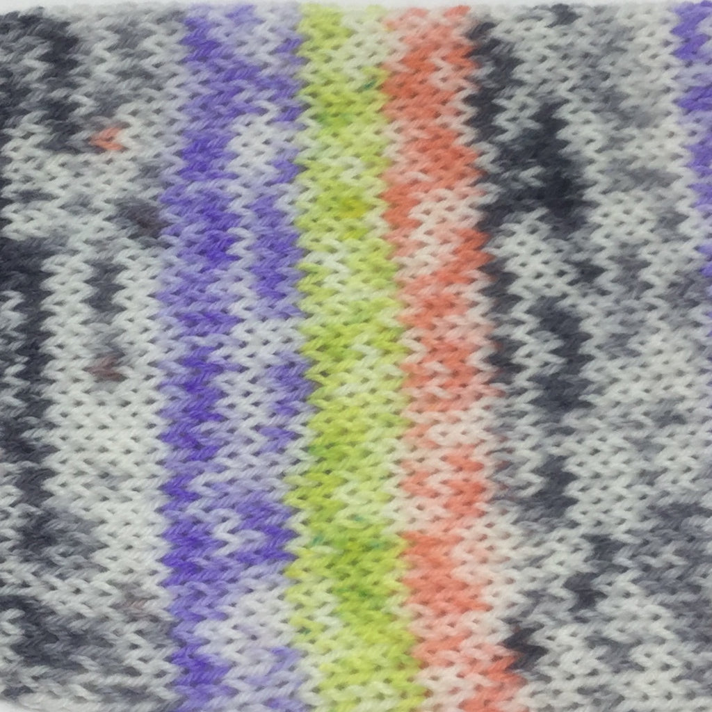 Halloween Confetti Five Stripe Self Striping Speckled Yarn
