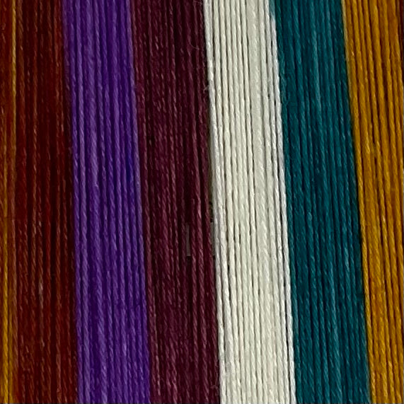 Fall Hot Cups Six Stripe Self Striping Yarn