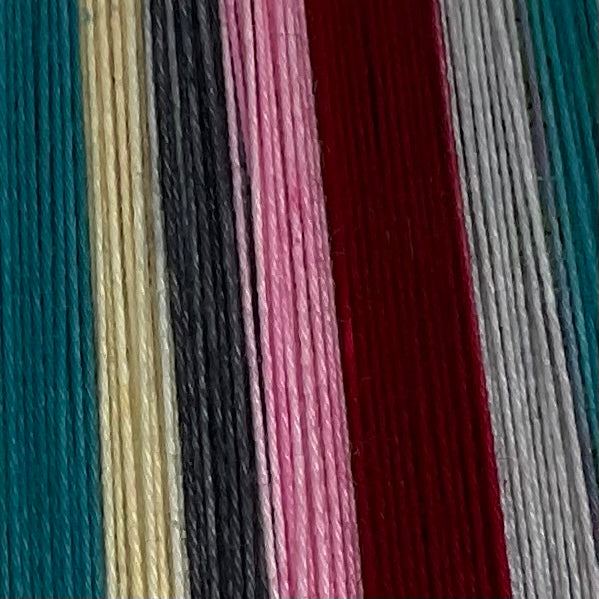 Barber Shop Roses Six Stripe Self Striping Yarn