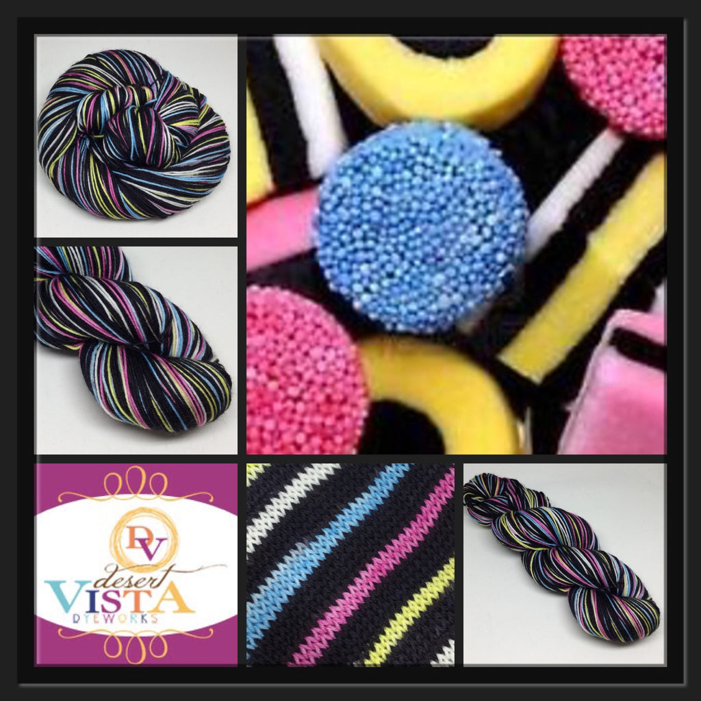 All sorts Eight Stripe Self Striping Yarn