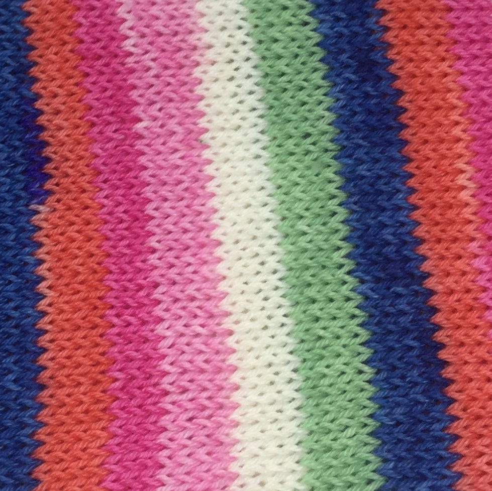 No Soggy Bottoms Six Stripe Self Striping Yarn