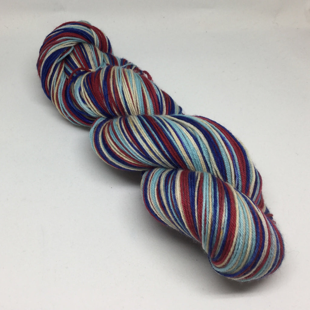 Maine Lobster Four Stripe Self Striping Yarn