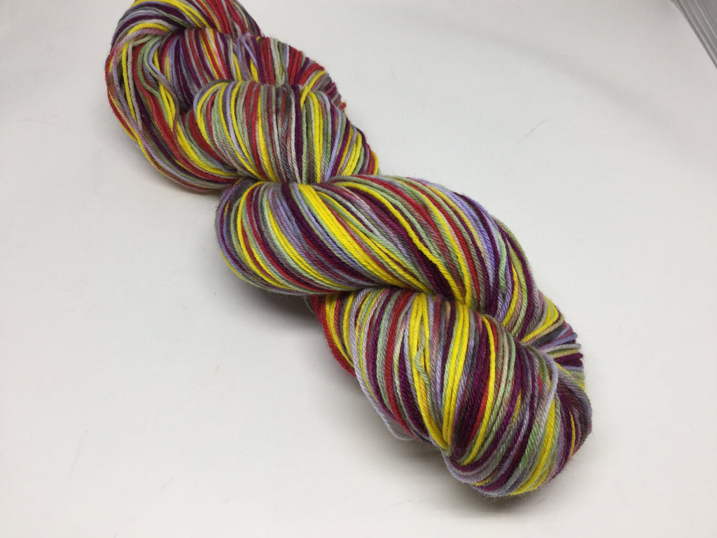 ZomBody Is a CodFish Six Stripe Self Striping Yarn