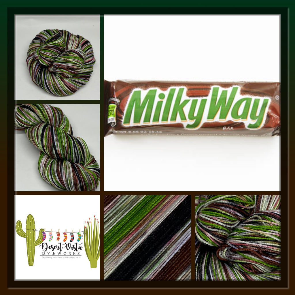Milky ZomBody Way Six Stripe Self Striping Yarn