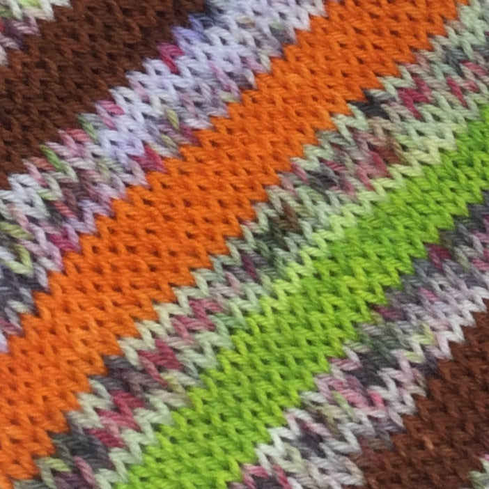 Oompa ZomBody Loompa Six Stripe Self Striping Yarn