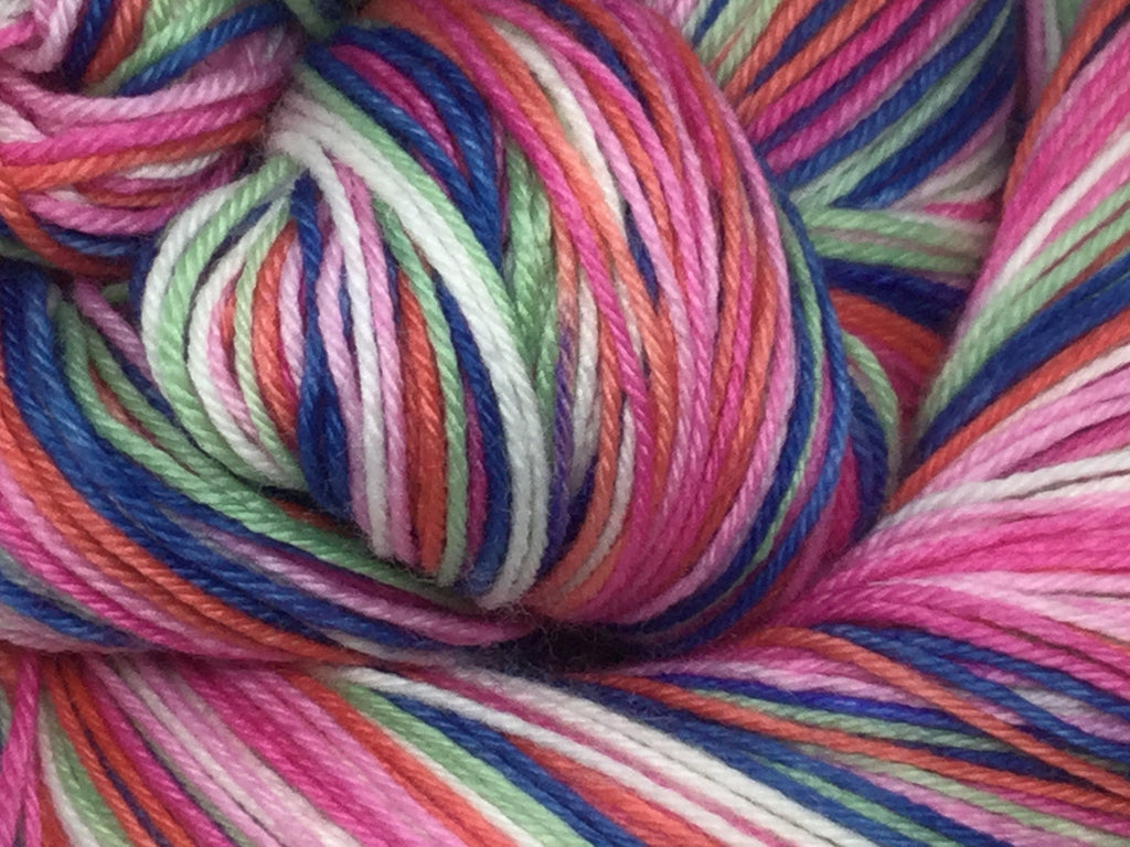 No Soggy Bottoms Six Stripe Self Striping Yarn