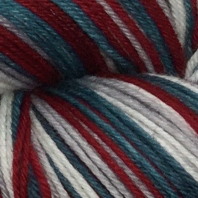 Norwegian Sea Four Stripe Self Striping Yarn