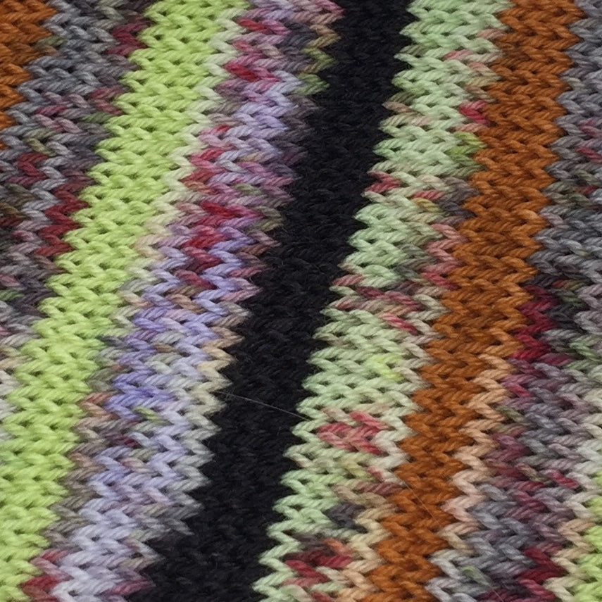 King ZomBody of the Bad Lands Six Stripe Self Striping Yarn