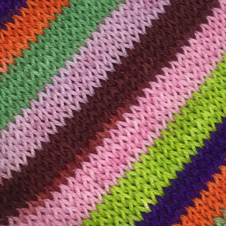 7 Years 7 Colors Seven Stripe Self Striping Yarn