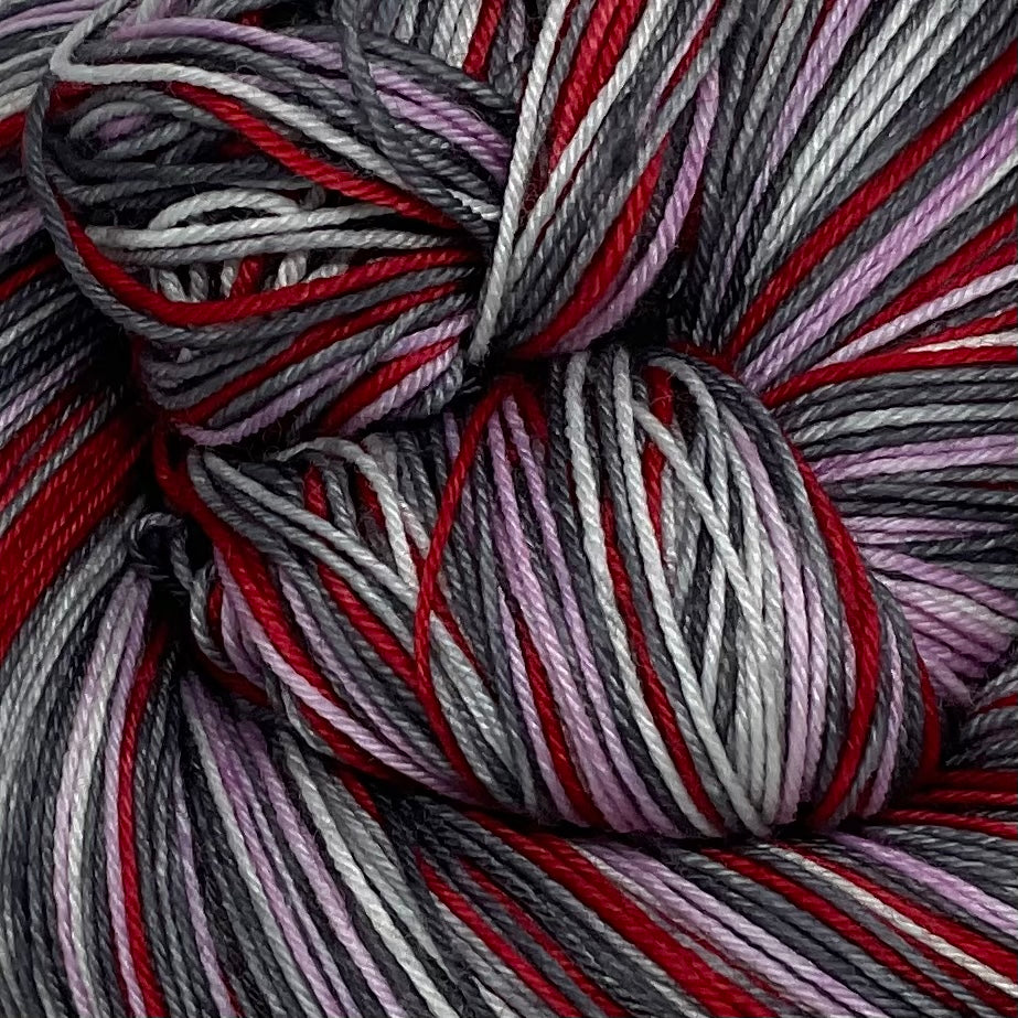Crime Scene Kitchen Six Stripe Self Striping Yarn